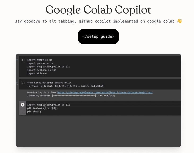 Google Colab Copilot