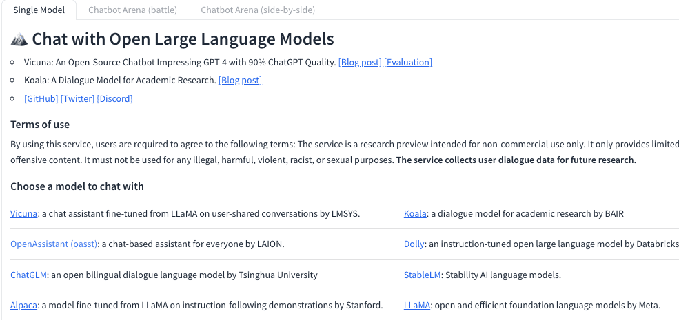 Chatbot Arena